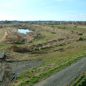 The early days of pond creation. 2005.