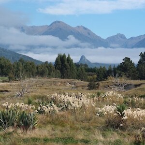 The magnificent vista from the circular Home Creek track, constructed in 2007 with Waiau Trust funds.