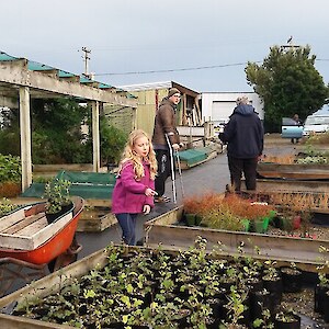 A busy Friday morning in the nursery