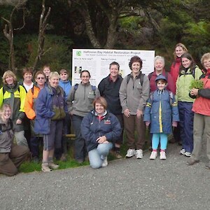 Halfmoon Bay Restoration Project hosts Women in conservation day on Rakiura Stewart Island 2008.